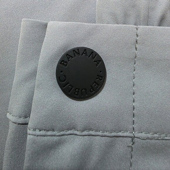 Banana Republic Motion Tech Hybrid Pants Mens Sz 30x39 & 34x42 Gray Performance - Picture 8 of 15